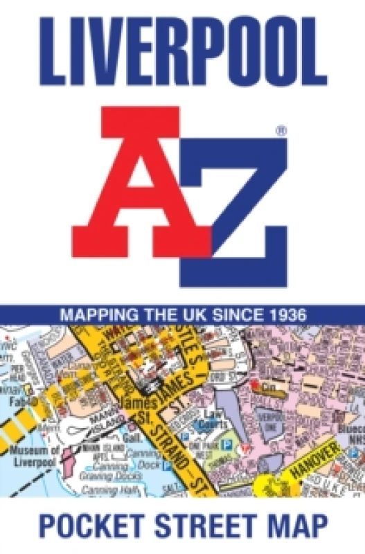 Image of Liverpool A-Z Pocket Street Map. By AZ Maps Books