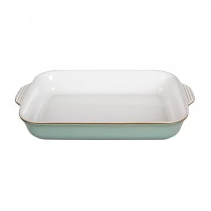 Image of Denby Regency Green Large Rectangular Oven Dish