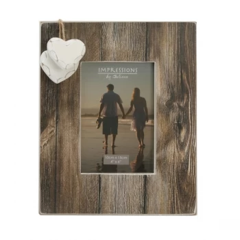 Image of 4" x 6" - HESTIA Distressed Photo Frame
