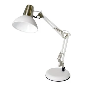 Image of Lloytron L1123WI 35w Surveyor Small Hobby Desk Lamp UK Plug