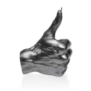 Image of Hand OK Thumbs Up Candle &ndash; Steel