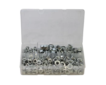 Image of Assorted Metric Flange Nuts Box Qty 225 Connect 35015