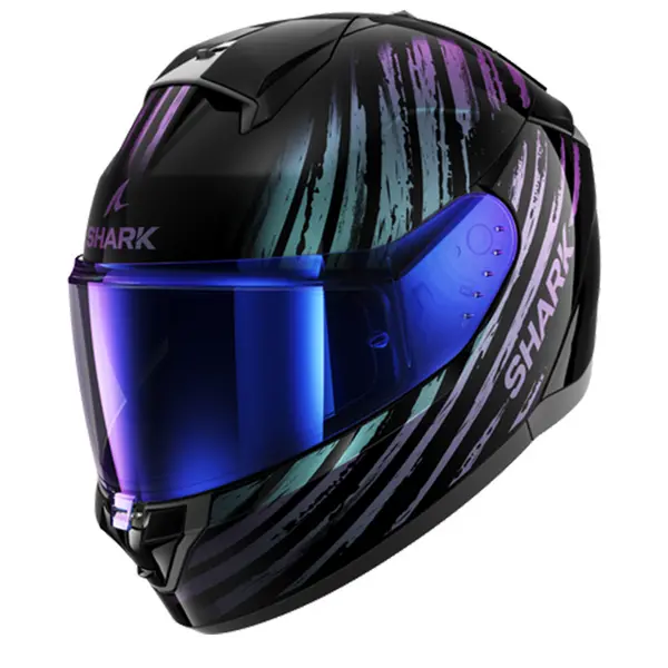 Image of Shark Ridill 2 Assya Black Glitter Black KXK Full Face Helmet M