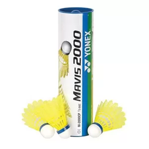 Image of Yonex Mavis 250 Shuttles - Tube of 6 - Yellow