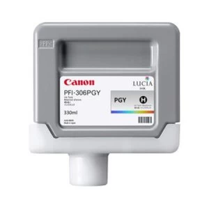 Image of Canon PFI306PGY Photo Grey Ink Cartridge