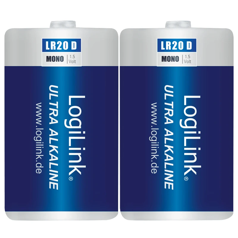 Image of LogiLink LR20B2 household battery Single-use battery D Alkaline