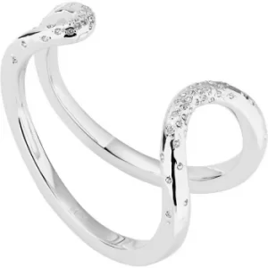 Image of Ladies Karen Millen Crystal Sprinkle Loop Cuff