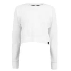 Image of Lorna Jane Mesh Crop Top - White