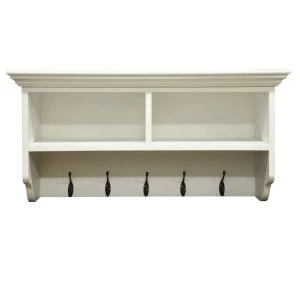 Image of Tocino 5-Hook Wall Coat Rack Unit