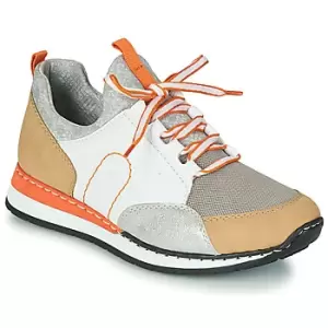 Image of Rieker PRATIK womens Shoes Trainers in White,4,5,7,7.5