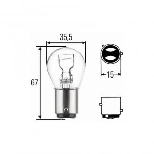 Image of Indicator Bulb HELLA 8GD 004 772-123