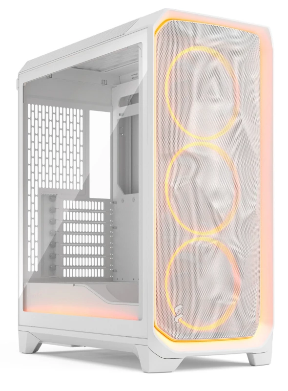 Image of Fractal Design Fractal Design Meshify 3 Ambience Pro RGB White TG Clear Tint Gaming Case FD-C-MES3A-05
