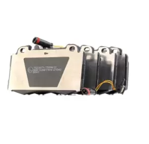 Image of RIDEX Brake pad set MERCEDES-BENZ 402B0199 0034200520,0034200820,0034201820 0034204220,0034205820,0044200420,0044200520,0044209020,0064201220