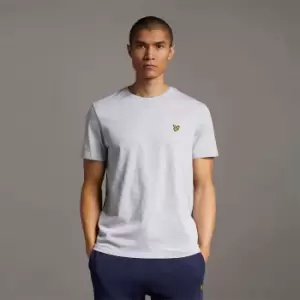 Image of Mens Plain T-Shirt - Light Grey Marl - M