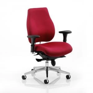Image of Sonix Chiro Plus Ergo Posture Chair With Arms Wine Ref PO000018