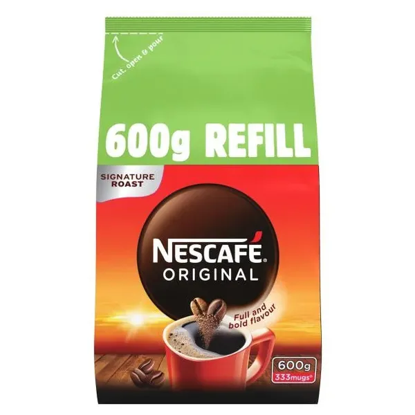 Image of Nescafe Original Refill Bag Coffee 600g