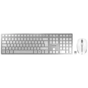 Image of CHERRY JD-9100CS-1 Wireless, Radio Keyboard and mouse set Czech White