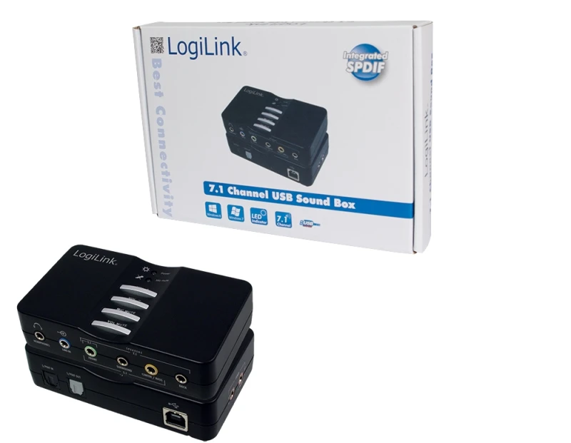 Image of LogiLink USB Sound Box Dolby 7.1 8-Channel 7.1 channels