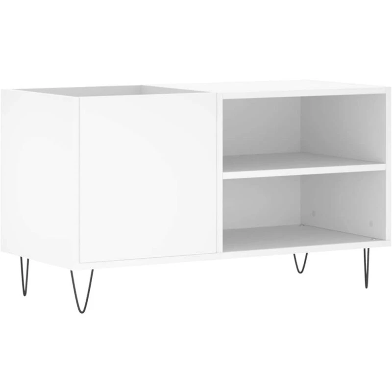 Image of VIDAXL Record Cabinet White 85x38x48cm Engineered Wood vidaXL 8720845877118
