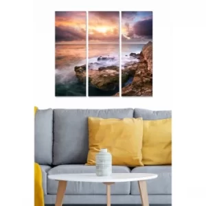 Image of MDF96283634 Multicolor Decorative MDF Painting (3 Pieces)