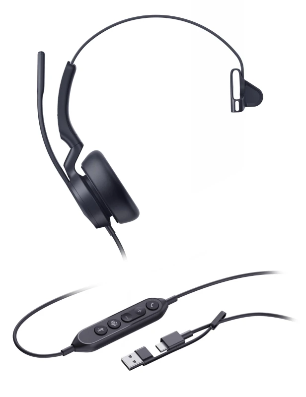 Image of Yealink UH46 Mono Teams USB-C/A Headset