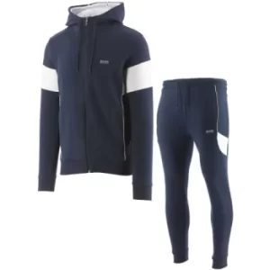 Image of BOSS Navy Contrast Logo Tracksuit Set