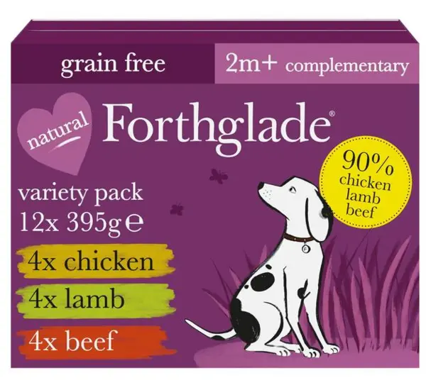 Image of Forthglade Just Multi Dog Grain Free Dog Food 12 x 395g