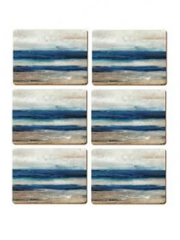Image of Creative Tops Abstract Ocean View Placemats ; Set Of 6