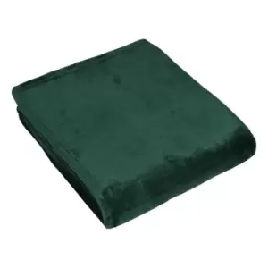 Image of Harlow Fleece Throw Emerald
