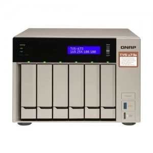 Image of QNAP TVS-673E RX-421BD Ethernet LAN Tower Grey NAS