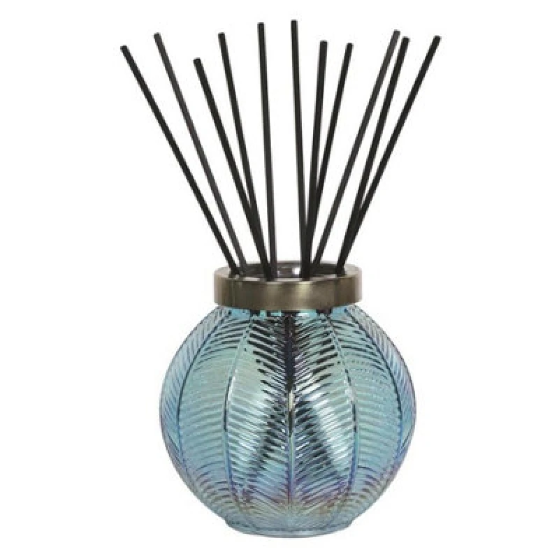 Image of Aroma Home Aroma Home Lustre Glass Large Reed Diffuser Aqua in Blue Blue One Size Unisex 5060457540004