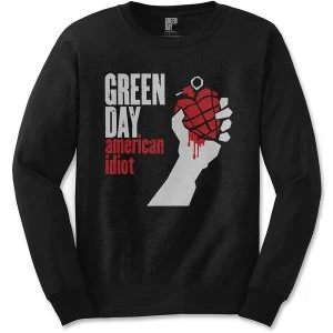 Image of Green Day - American Idiot Unisex X-Large T-Shirt - Black