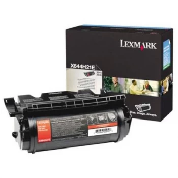 Image of Lexmark X644H21E Black Laser Toner Ink Cartridge