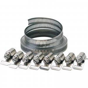 Image of Draper Loose Hose Clip Band Set 12mm 3m