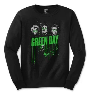 Image of Green Day - Drips Unisex Medium T-Shirt - Black