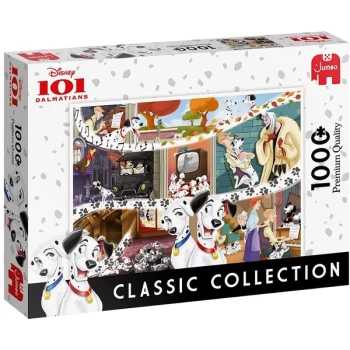 Image of Jumbo Disney Classic Collection 101 Dalmatians Jigsaw Puzzle - 1000 Pieces