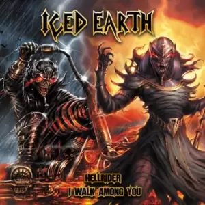 Image of Iced Earth Hellrider / I walk among you CD multicolor