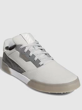 Image of adidas Golf Adicross Retro Ripstop Shoes - Grey/White, Size 8, Men