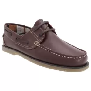 Image of Dek Mens Moccasin Boat Shoes (12 UK) (BrownA Leather)