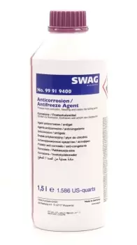 Image of SWAG Antifreeze VW,AUDI,OPEL 99 91 9400 955523,955523,G012A8DA1 G012A8FA1,9735K0,B715110,955523,1020121,1047034,1047036,1057614,1057615,1057616,FL22
