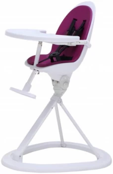 Image of Ickle Bubba Orb Purple on White Highchair
