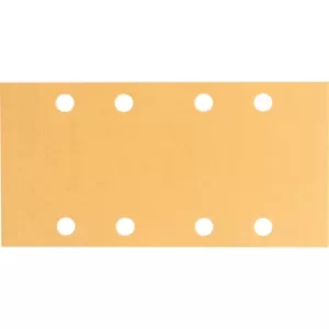 Image of Bosch Punched Hook and Loop Sanding Sheets 93mm x 186mm 120g Pack of 10