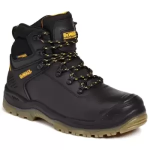 Image of DEWALT Mens Waterproof Leather Safety Boot (7 UK) (Black) - Black
