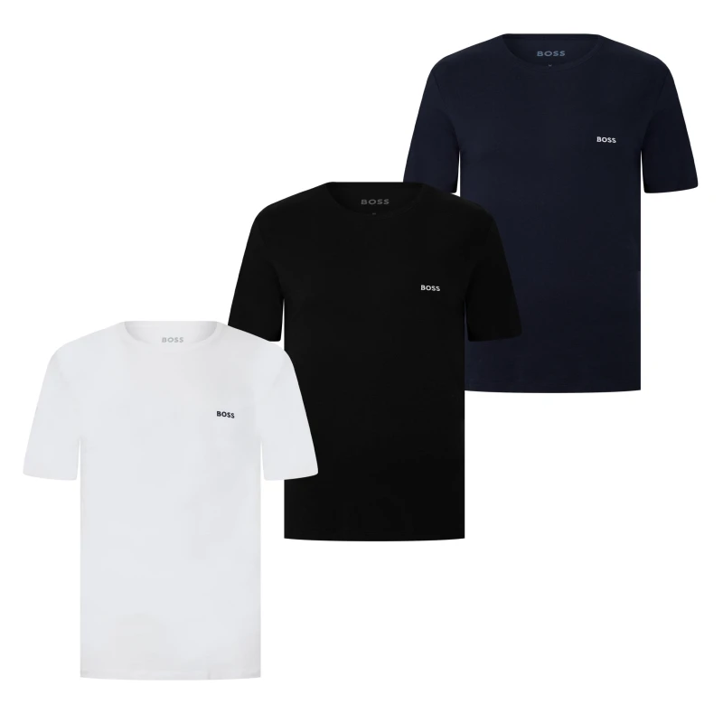 Image of Boss 3-pack Classic T-Shirts - Black 2XL