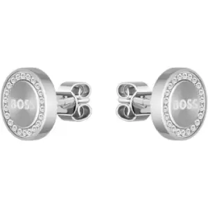 Image of Boss Ladies Boss Jewellery Iona Earrings 1580558 - Silver