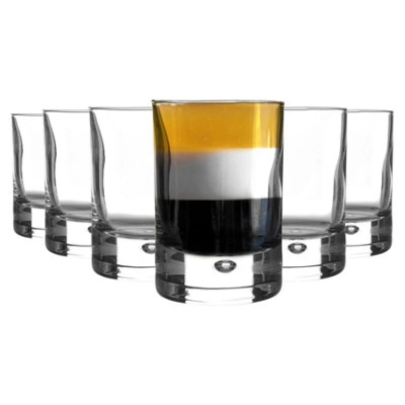 Image of Bormioli Rocco Barglass Shot Glasses - 65ml - Pack of 6 Clear unisex