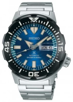 Image of Seiko Prospex Gents Mechanical Save The Ocean Blue Dial Watch
