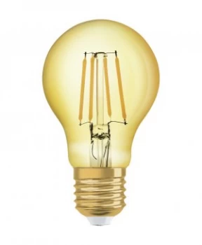 Image of Osram 55W ES LED Glass Vintage Gold Light Bulb