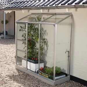 Image of Vitavia Ida 6' x 2' Aluminium Greenhouse with FREE Base - Horticultural Glass