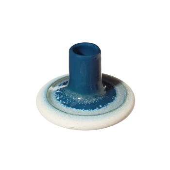 Image of Sass & Belle Mojave Glaze Blue Candle Holder